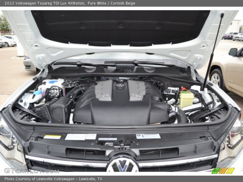 Pure White / Cornsilk Beige 2013 Volkswagen Touareg TDI Lux 4XMotion