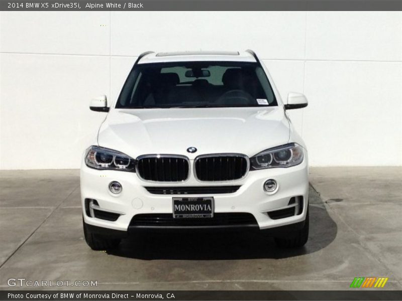 Alpine White / Black 2014 BMW X5 xDrive35i