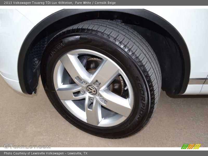 Pure White / Cornsilk Beige 2013 Volkswagen Touareg TDI Lux 4XMotion