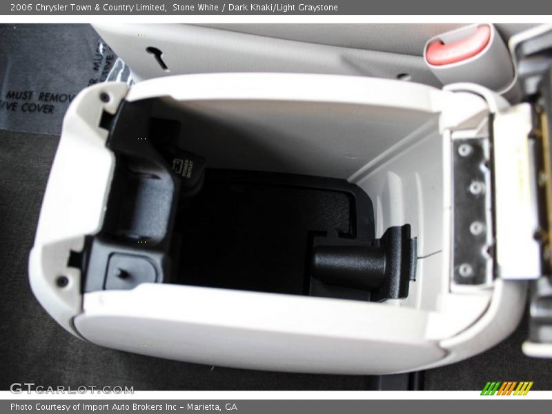 Stone White / Dark Khaki/Light Graystone 2006 Chrysler Town & Country Limited