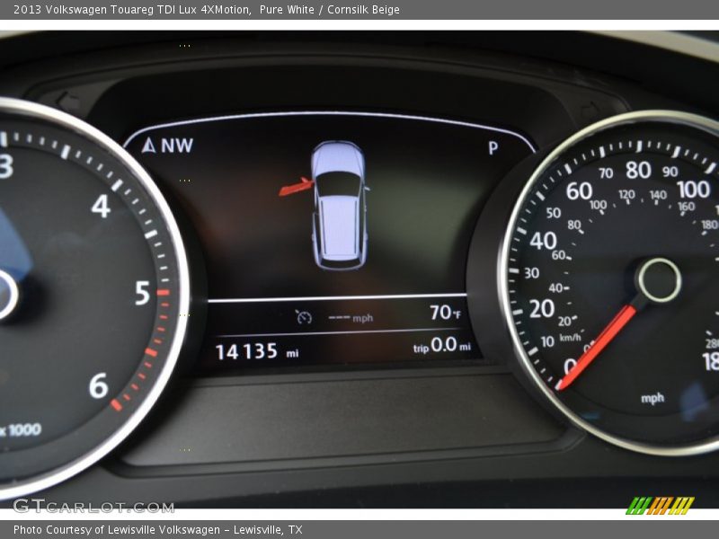 Pure White / Cornsilk Beige 2013 Volkswagen Touareg TDI Lux 4XMotion