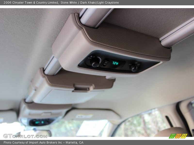 Stone White / Dark Khaki/Light Graystone 2006 Chrysler Town & Country Limited