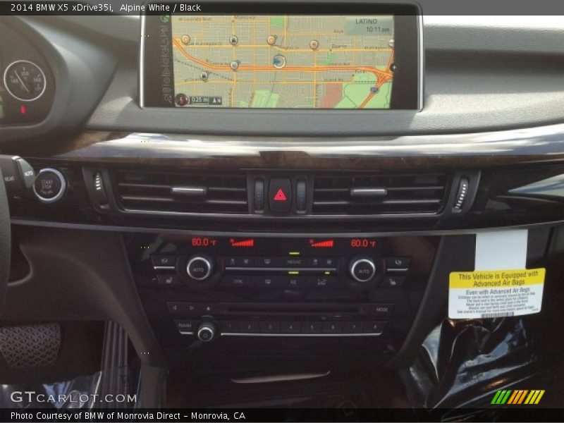 Alpine White / Black 2014 BMW X5 xDrive35i