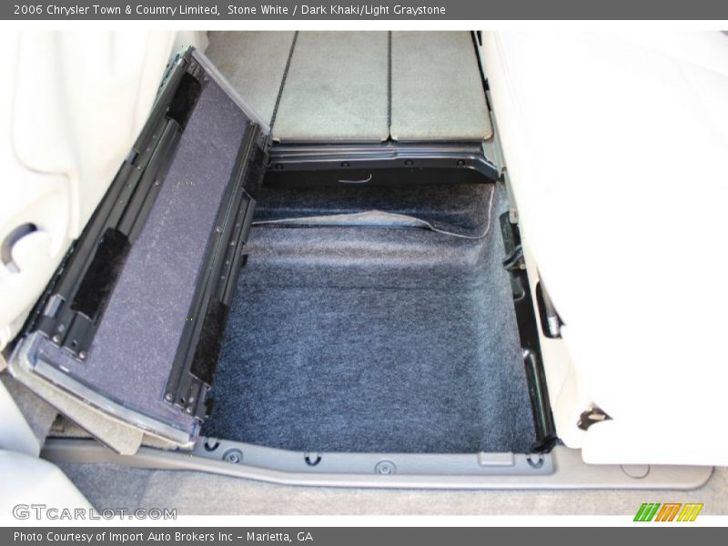 Stone White / Dark Khaki/Light Graystone 2006 Chrysler Town & Country Limited