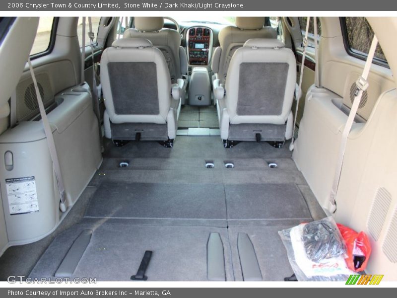 Stone White / Dark Khaki/Light Graystone 2006 Chrysler Town & Country Limited