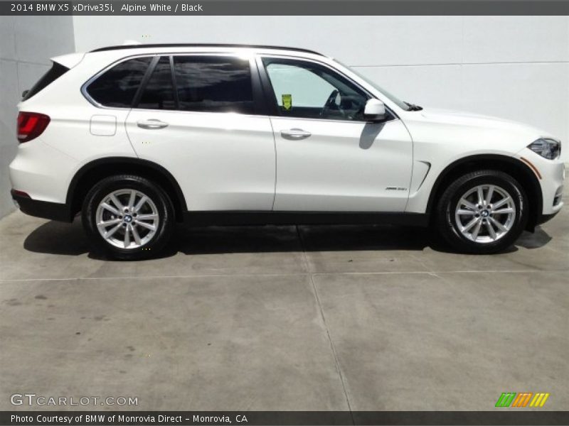 Alpine White / Black 2014 BMW X5 xDrive35i