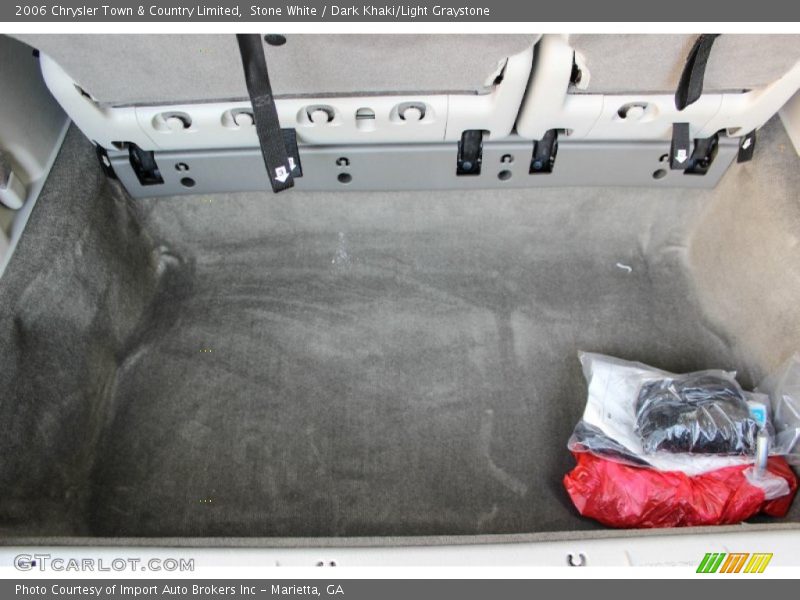 Stone White / Dark Khaki/Light Graystone 2006 Chrysler Town & Country Limited