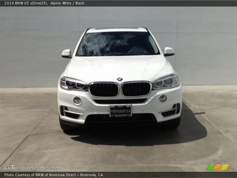 Alpine White / Black 2014 BMW X5 xDrive35i
