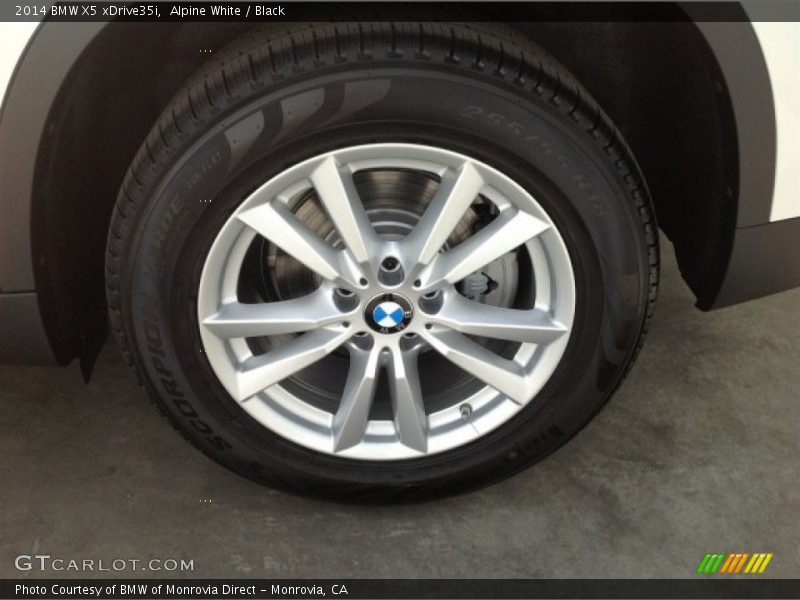 Alpine White / Black 2014 BMW X5 xDrive35i