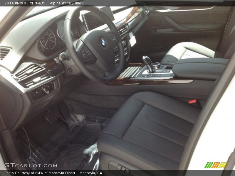 Alpine White / Black 2014 BMW X5 xDrive35i