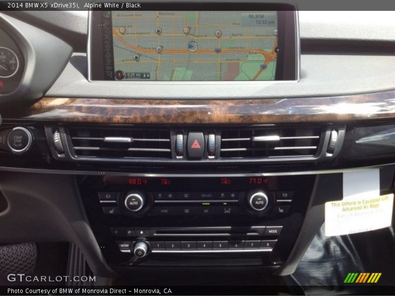 Alpine White / Black 2014 BMW X5 xDrive35i