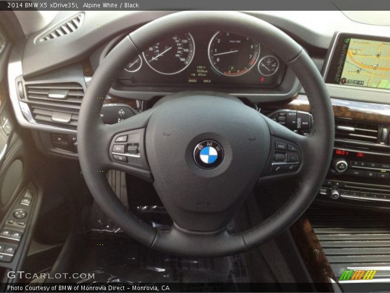 Alpine White / Black 2014 BMW X5 xDrive35i