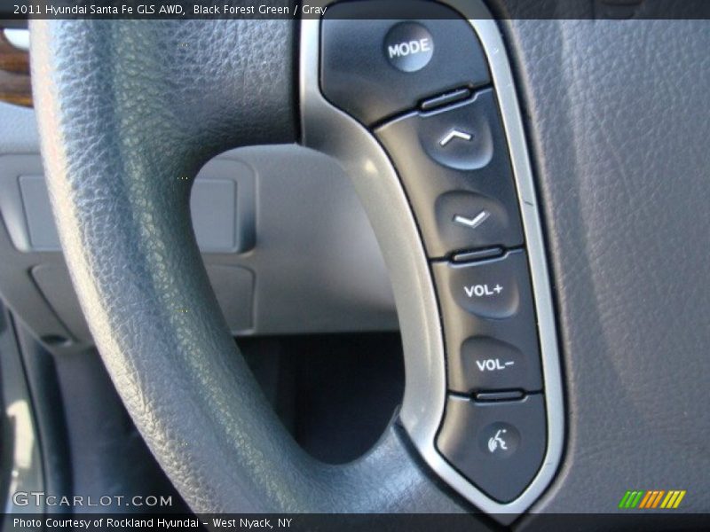 Black Forest Green / Gray 2011 Hyundai Santa Fe GLS AWD