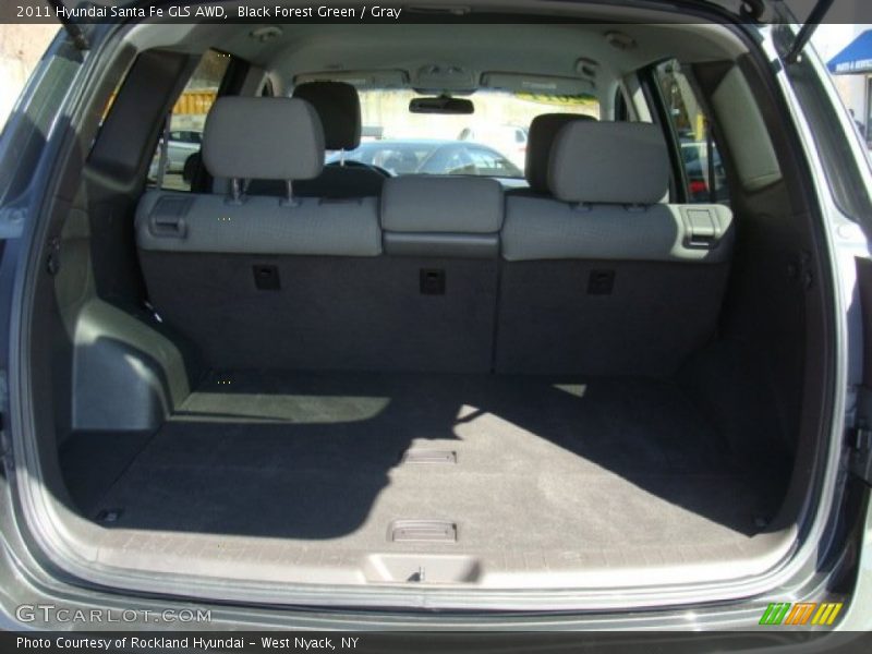 Black Forest Green / Gray 2011 Hyundai Santa Fe GLS AWD
