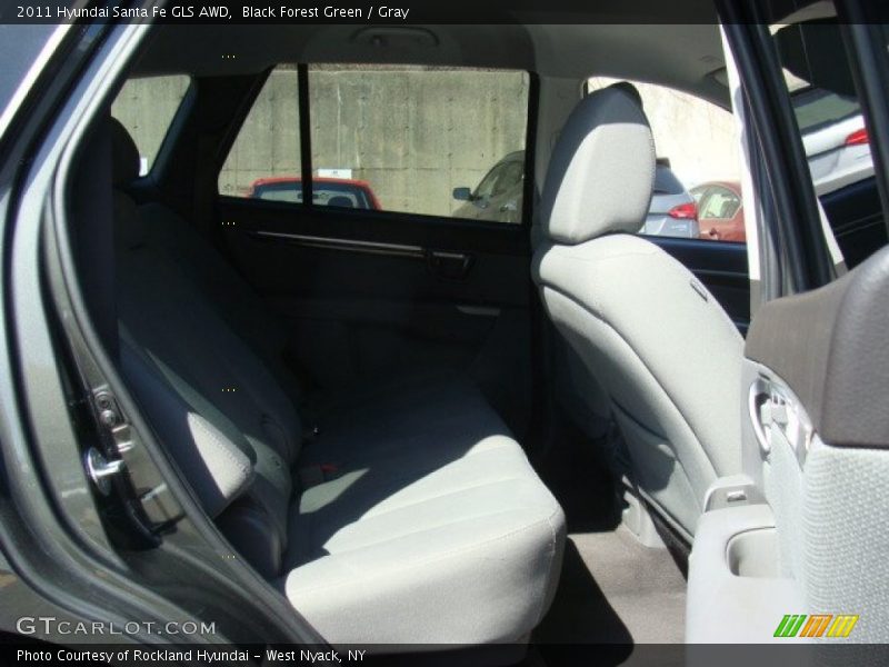 Black Forest Green / Gray 2011 Hyundai Santa Fe GLS AWD