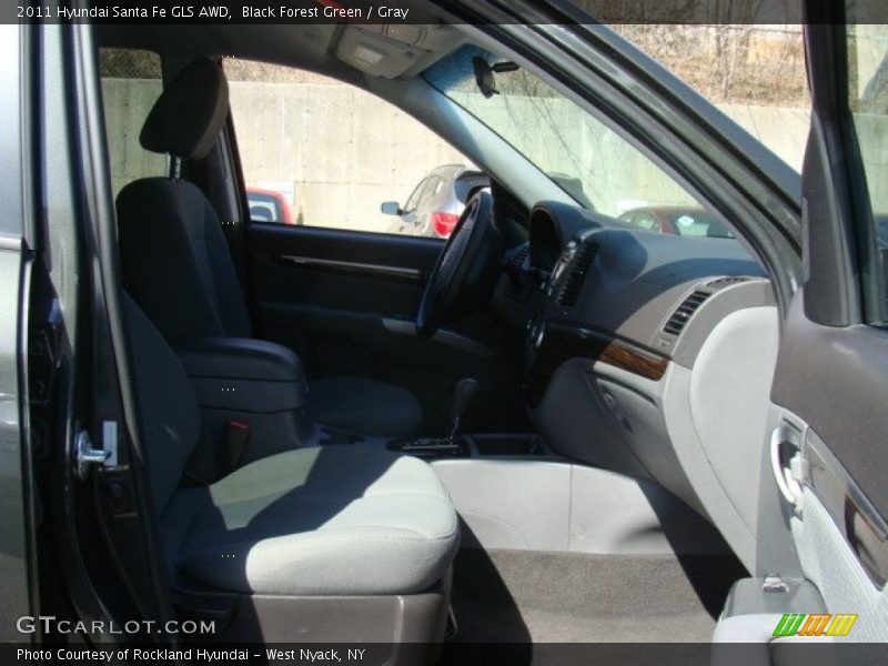 Black Forest Green / Gray 2011 Hyundai Santa Fe GLS AWD