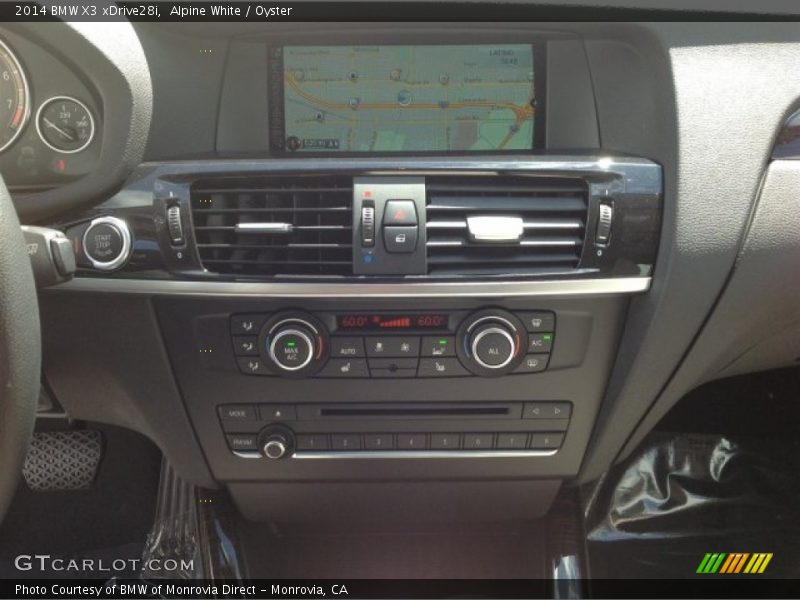 Alpine White / Oyster 2014 BMW X3 xDrive28i