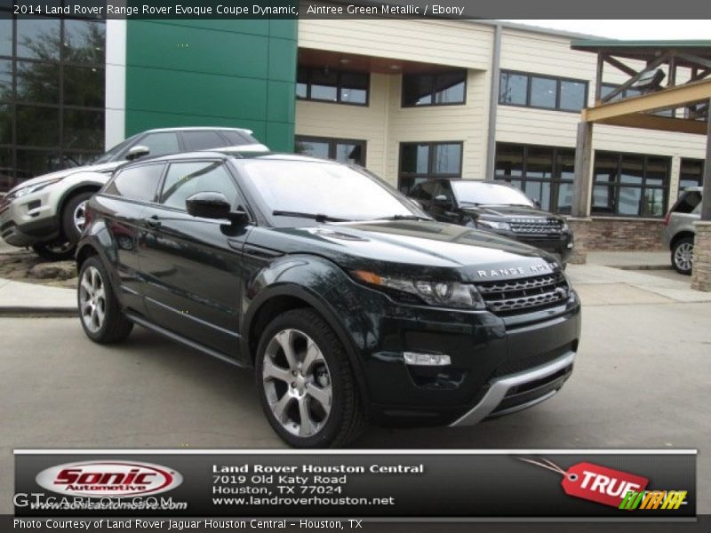 Aintree Green Metallic / Ebony 2014 Land Rover Range Rover Evoque Coupe Dynamic