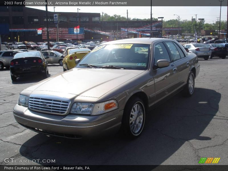 Arizona Beige Metallic / Medium Parchment 2003 Ford Crown Victoria LX