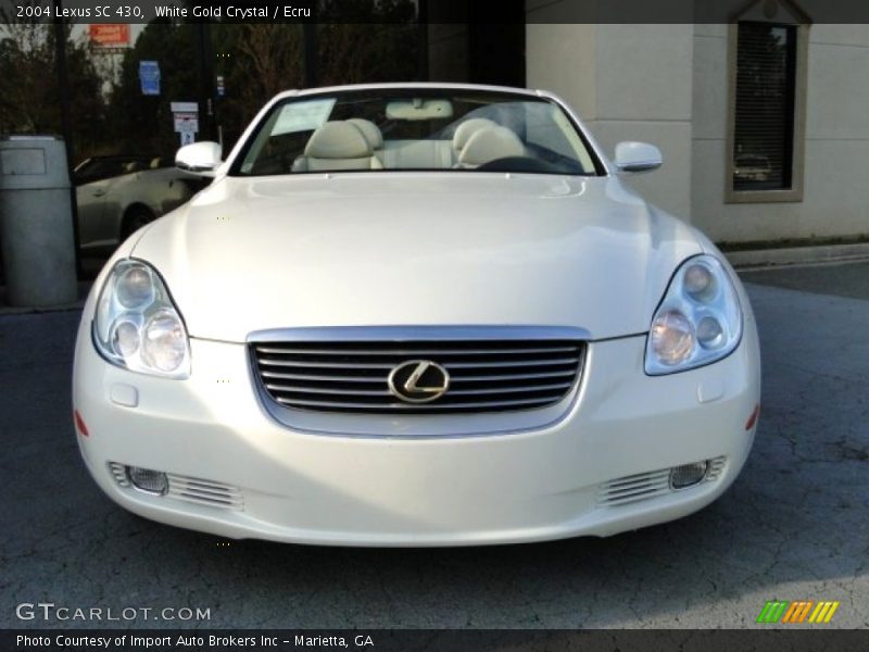 White Gold Crystal / Ecru 2004 Lexus SC 430
