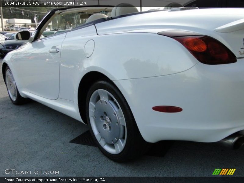 White Gold Crystal / Ecru 2004 Lexus SC 430