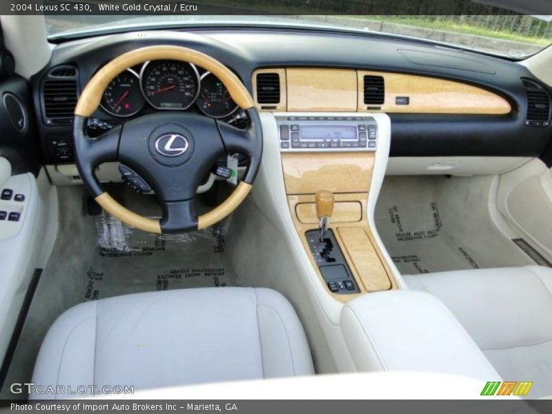 White Gold Crystal / Ecru 2004 Lexus SC 430