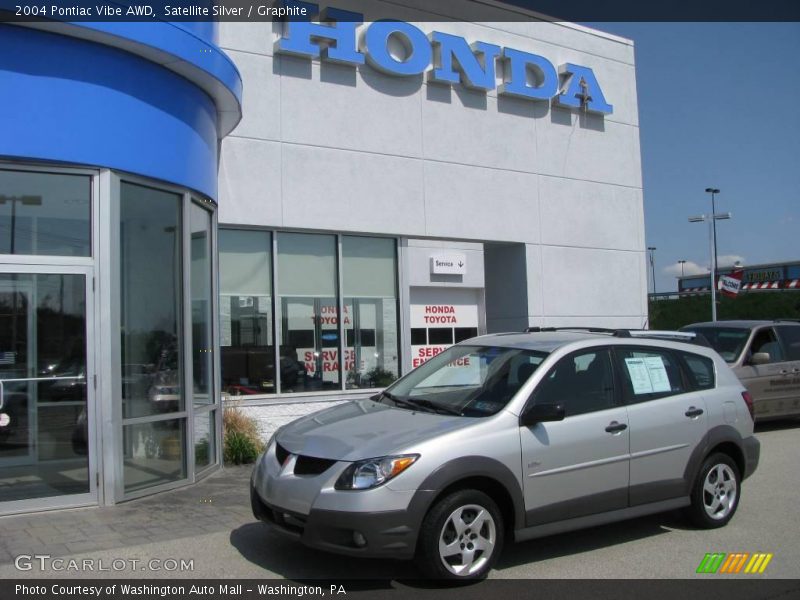 Satellite Silver / Graphite 2004 Pontiac Vibe AWD