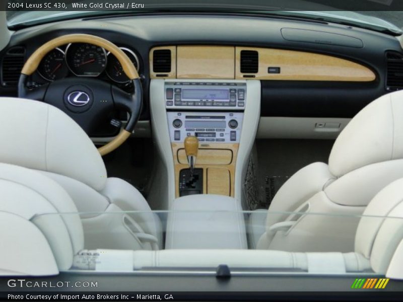 White Gold Crystal / Ecru 2004 Lexus SC 430