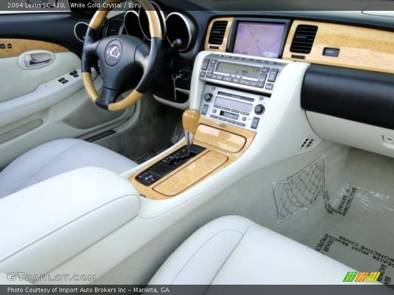 White Gold Crystal / Ecru 2004 Lexus SC 430