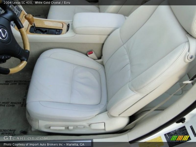 White Gold Crystal / Ecru 2004 Lexus SC 430