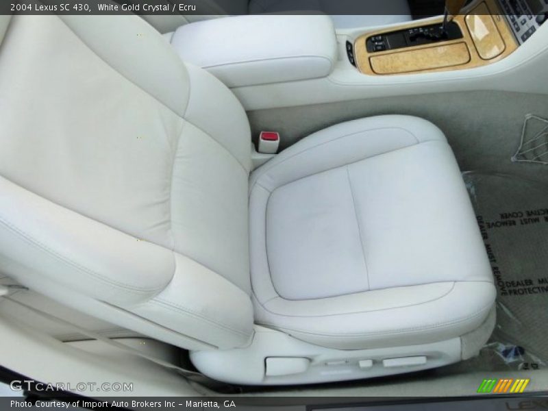 White Gold Crystal / Ecru 2004 Lexus SC 430