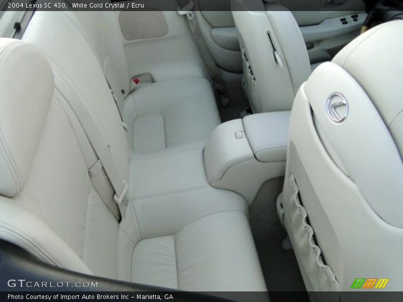 White Gold Crystal / Ecru 2004 Lexus SC 430