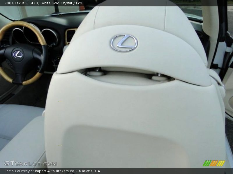 White Gold Crystal / Ecru 2004 Lexus SC 430