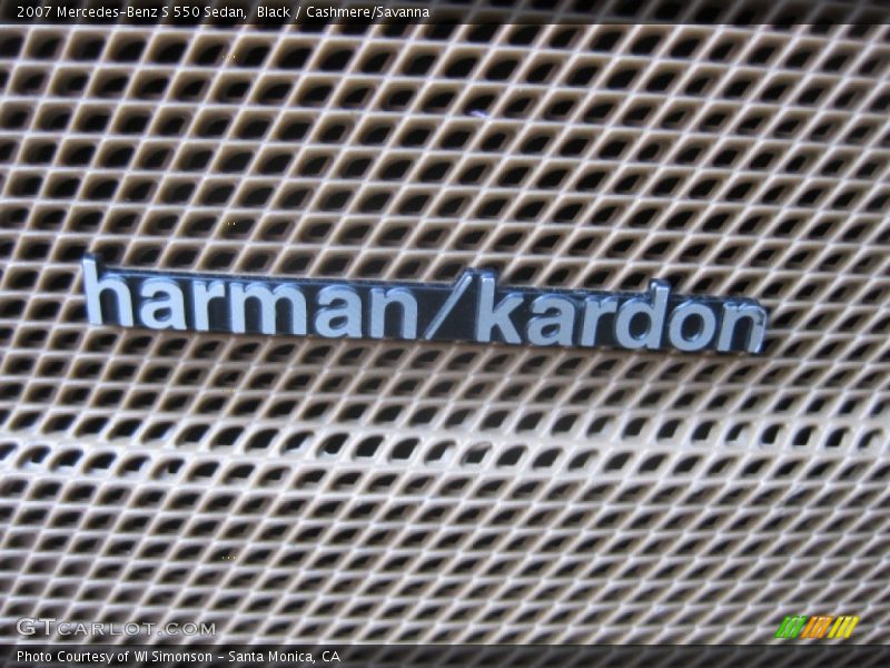 Black / Cashmere/Savanna 2007 Mercedes-Benz S 550 Sedan