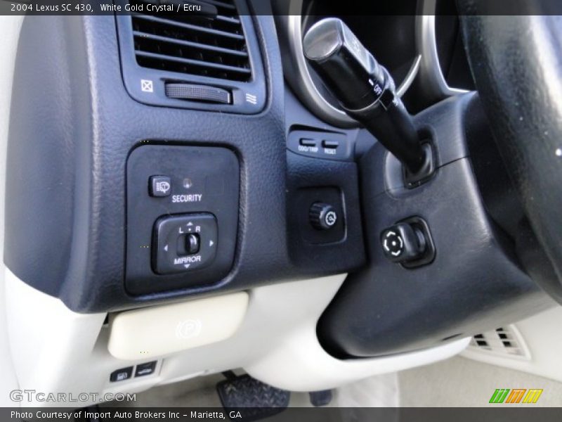 White Gold Crystal / Ecru 2004 Lexus SC 430