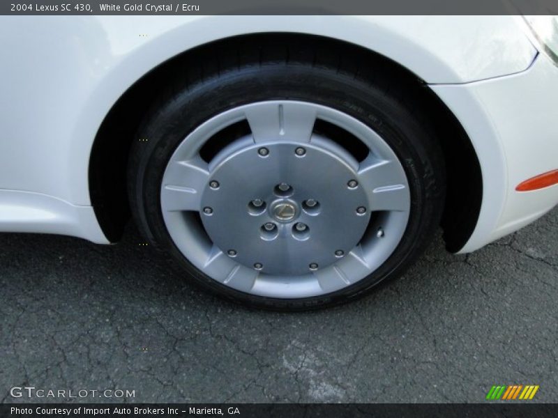 White Gold Crystal / Ecru 2004 Lexus SC 430