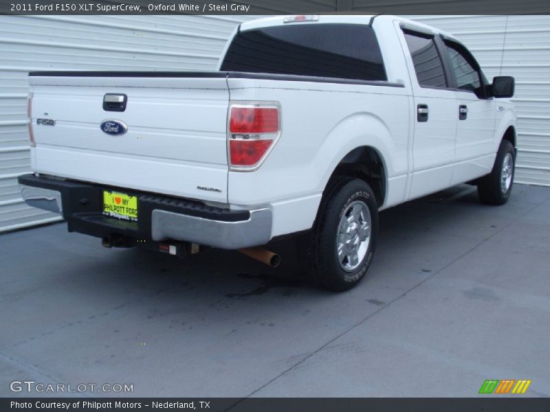 Oxford White / Steel Gray 2011 Ford F150 XLT SuperCrew