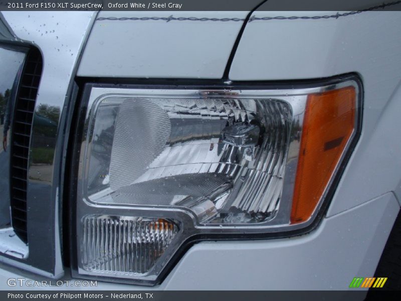 Oxford White / Steel Gray 2011 Ford F150 XLT SuperCrew
