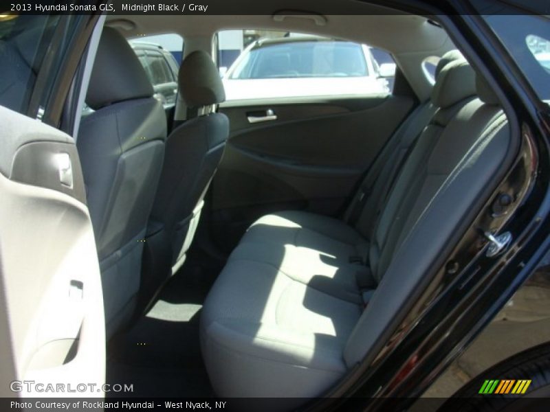 Midnight Black / Gray 2013 Hyundai Sonata GLS