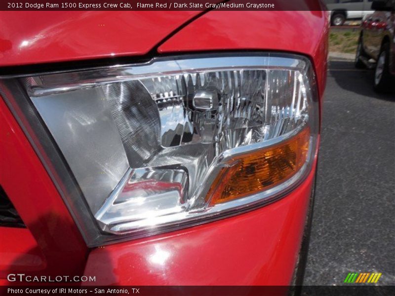 Flame Red / Dark Slate Gray/Medium Graystone 2012 Dodge Ram 1500 Express Crew Cab