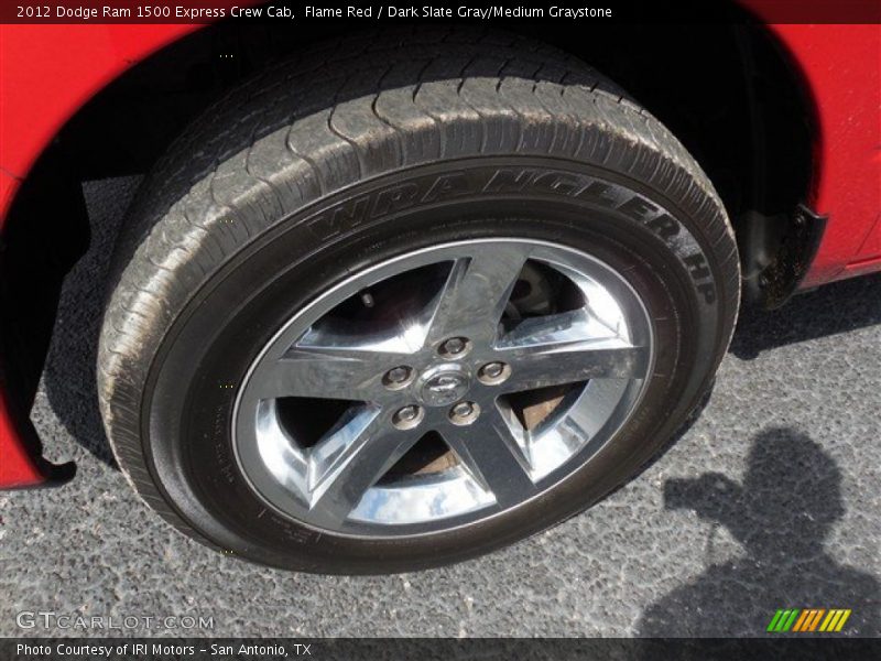 Flame Red / Dark Slate Gray/Medium Graystone 2012 Dodge Ram 1500 Express Crew Cab