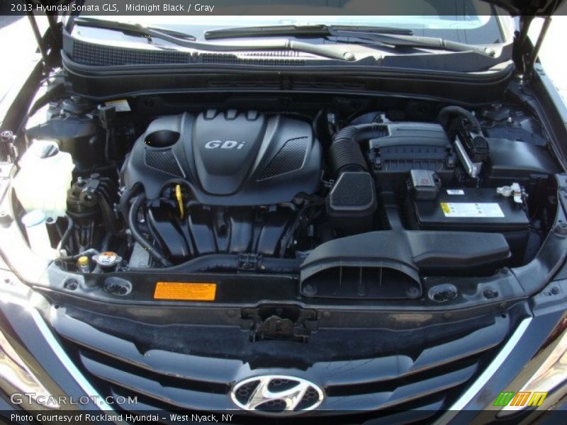 Midnight Black / Gray 2013 Hyundai Sonata GLS