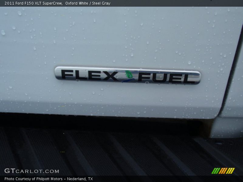 Oxford White / Steel Gray 2011 Ford F150 XLT SuperCrew