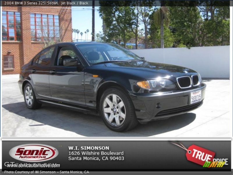 Jet Black / Black 2004 BMW 3 Series 325i Sedan