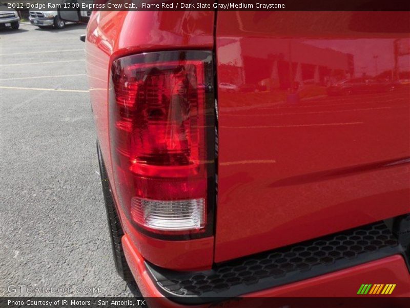 Flame Red / Dark Slate Gray/Medium Graystone 2012 Dodge Ram 1500 Express Crew Cab