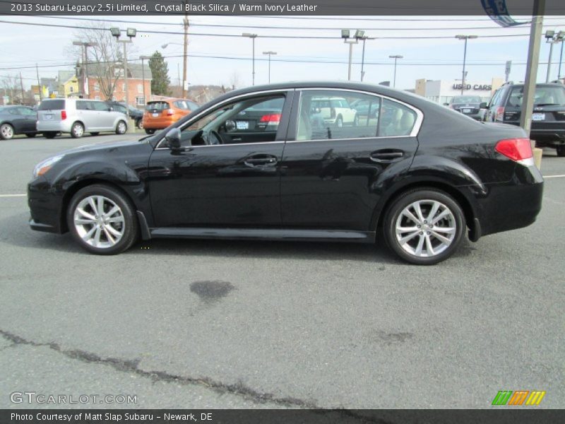 Crystal Black Silica / Warm Ivory Leather 2013 Subaru Legacy 2.5i Limited