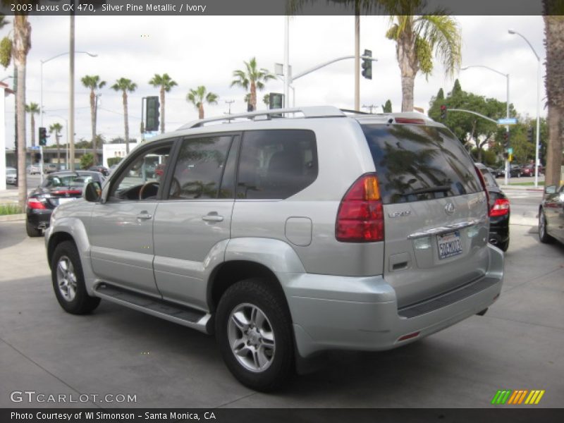 Silver Pine Metallic / Ivory 2003 Lexus GX 470