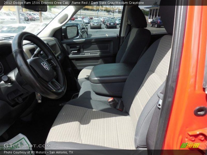 Flame Red / Dark Slate Gray/Medium Graystone 2012 Dodge Ram 1500 Express Crew Cab