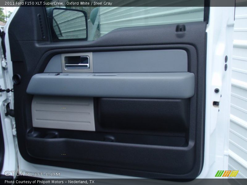 Oxford White / Steel Gray 2011 Ford F150 XLT SuperCrew