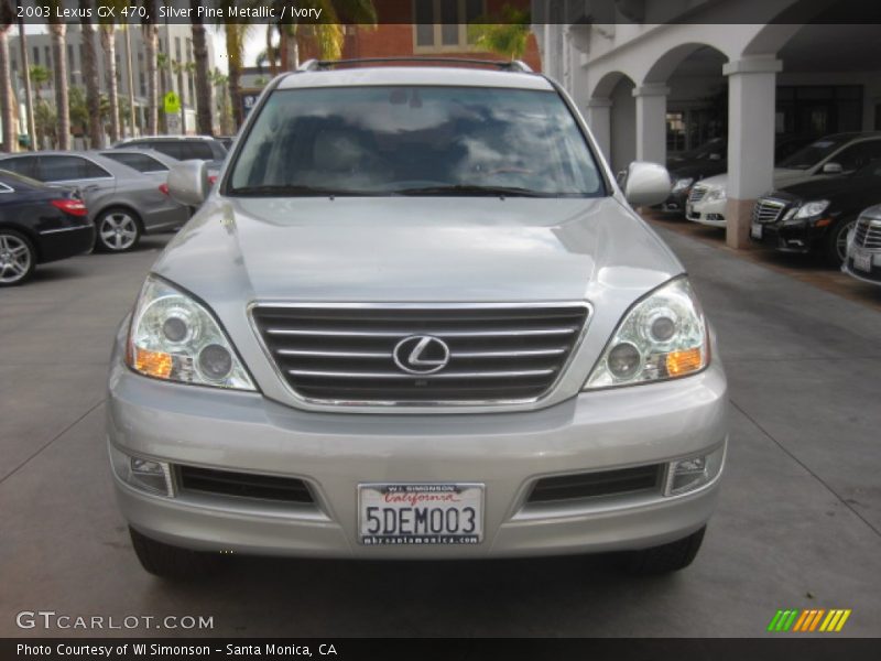 Silver Pine Metallic / Ivory 2003 Lexus GX 470